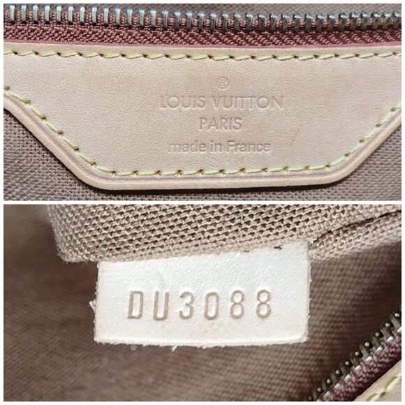 Louis Vuitton Batignolles Horizontal Monogram Canvas Leather Tote Bag Authentic - Picture 13 of 15